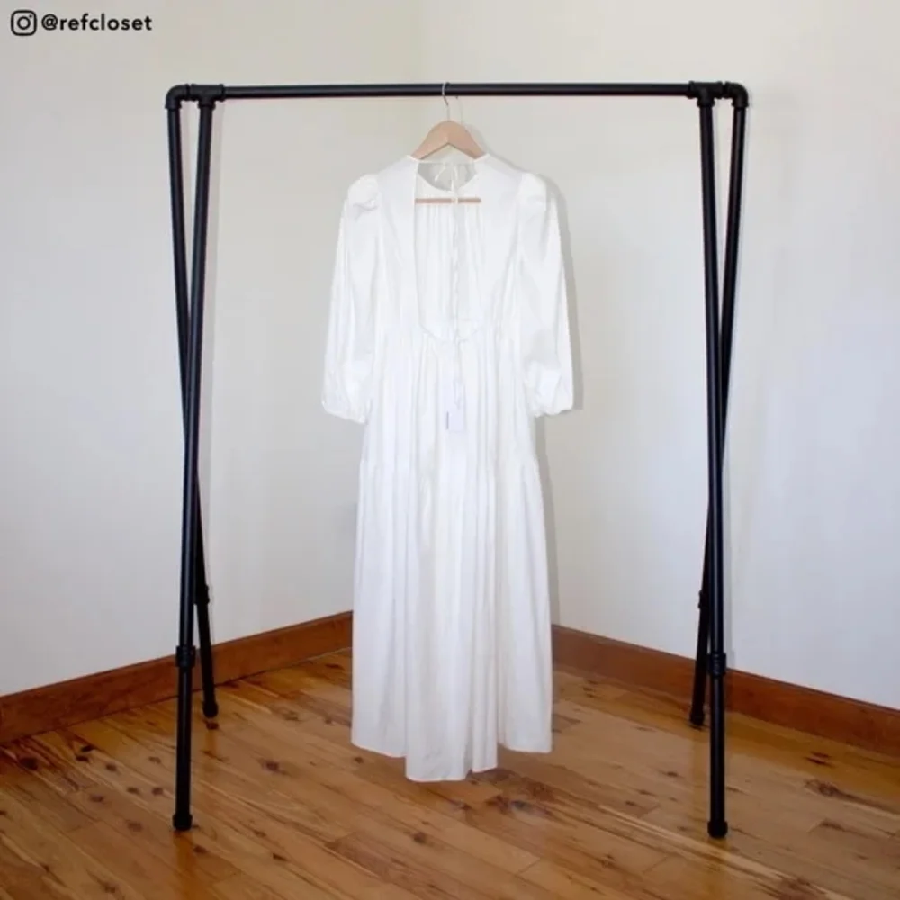 Reformation Backless White Midi Dress - Picture 3 of 4